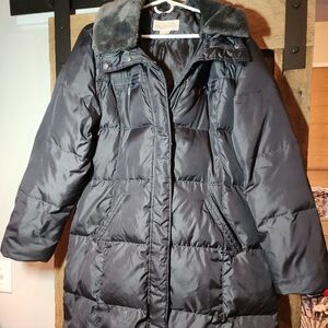 Michael Kors Charcoal Puffer Coat